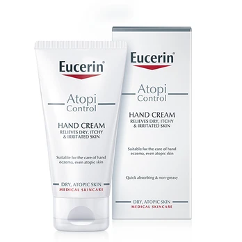 Rankų kremas Eucerin AtopiControl, 75 ml