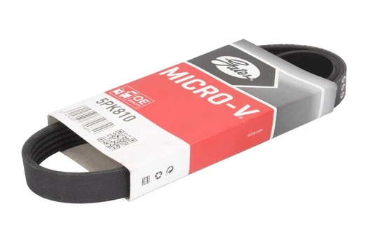 V formos rumbuoti diržai GATES 5PK810