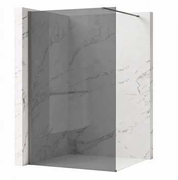 Walk-In dušo sienelė Rea Flexi, Pilkas / Titanium, 90 cm