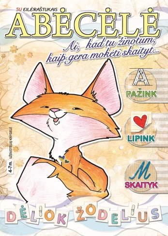 KNYGA ABĖCĖLĖ su eilėraštukais