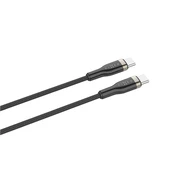 Fixed Braided Cable USB-C/USB-C, 2m, 100W FIXDB-CC2-BK kaina