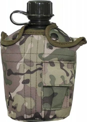 Plastikinė gertuvė su dėklu MFH, Operation-Camo, 1l kaina