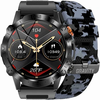 GRAVITY GT20-5 MEN S Išmanusis laikrodis - AMOLED, ADDITIONAL BELT (sg024e)