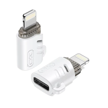 XO adapteris NB256E USB-C - Lightning baltas