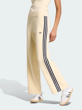 adidas Sportinės kelnės Firebird KS7363 Kreminė Regular Fit