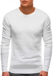 Edoti Men's sweater E199 - baltas kaina