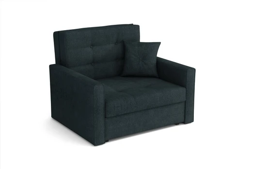 Sofa NORE Iva 1, tamsiai pilka