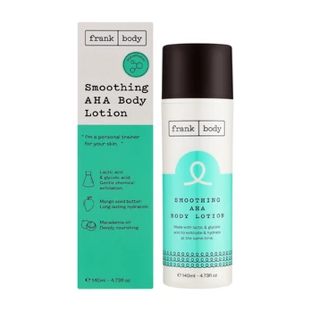 FRANK BODY SMOOTHING AHA kūno losjonas, 140 ml