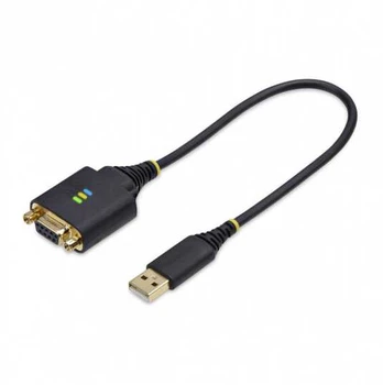 USB laidas Startech 1P1FFCN-USB-SERIAL Juoda 30 cm