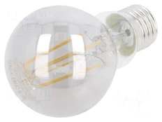 LED lamp | grey | E27 | 230VAC | 8W | 360° | 2700K kaina