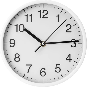 Platinet wall clock Wink, white (45955)