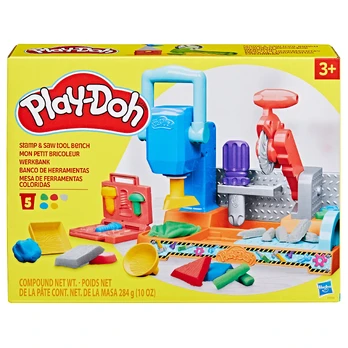 Play-Doh Stam and saw tool bench playset