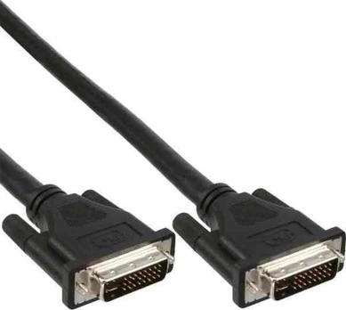Kabelis InLine DVI-D - DVI-D 3m juoda (17793A)
