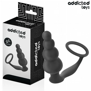 ADDICTED TOYS - analinis kaištis su žiedu Model 5