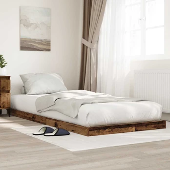 Grindų lovos rėmas Senas medis 71,5 x 190 cm Apdirbta mediena