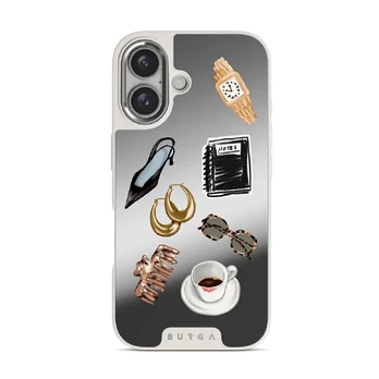 Boss Babe - iPhone 16 Case, Elite Mirror Light (MagSafe) / Silver