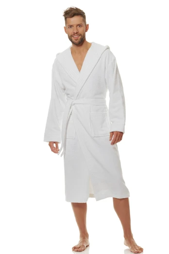 Medvilninis Chalatas 2104 White