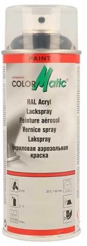 Usorteret ColorMatic Ral 9005 højglans 400ml.