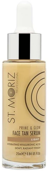Savaiminio įdegio serumas veidui ST.MORIZ Advanced Prime and Glow Face Tan Light 25 ml