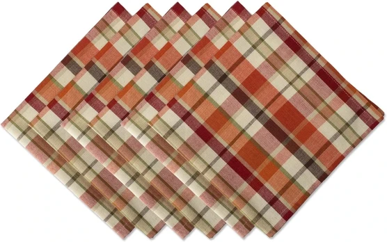 Dii Servetėlė Pumpkin Spice Plaid