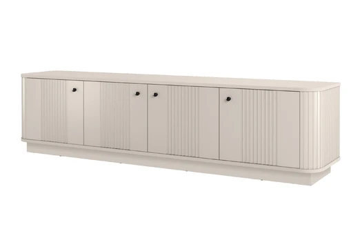 Tv Set Vesper 187 Cm - Cashmere / Black Handles