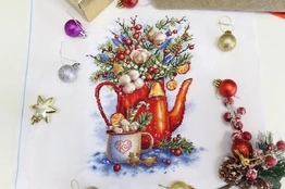 Cross stitch kit "Festive tea party" SNV-844 kaina