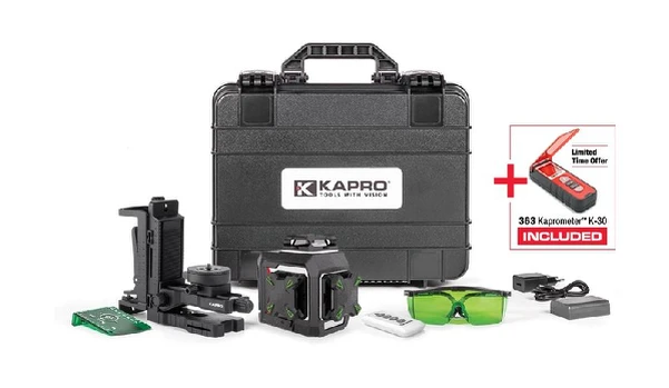 Kapro kryžminis lazerinis nivelyras Maestro 3D žaliu spinduliu