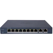 SWITCH POE HIKVISION DS-3E1510P-EI(O-STD) kaina