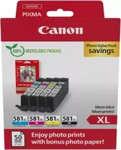 Canon Multipack CLI-581XL BK/C/M/Y Photo Value 2052C006