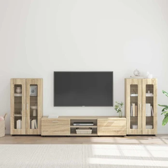 TV spintelių komplektas Sonoma ąžuolas Apdirbta mediena
