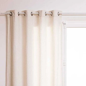 Boucle curtain on JAIKO grommets, 140 x 260 cm