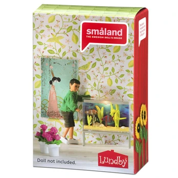 Akvariumas + gėlių vazonai Lundby