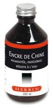 Herbina Herbin Indian ink 250ml. Juodas