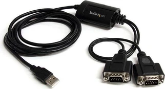 Kabelis USB StarTech USB-A - 1.8 m Juodas (ICUSB2322F)
