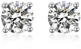 Moiss Charming stud earrings with zircons E000143
