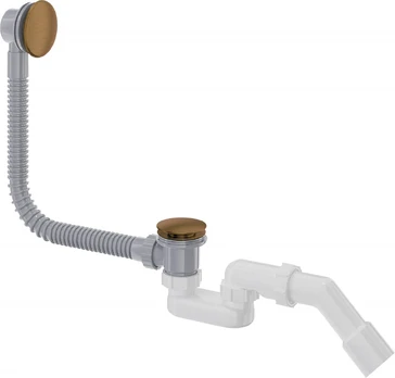 Click-clack bathtub siphon