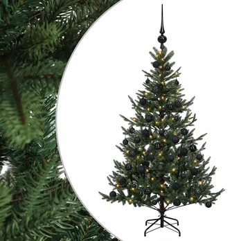Dirbtinė kalėdinė eglutė su rutuliuku 150 cm 150 LED
