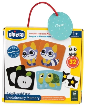 Žaidimas Chicco Baby Sense & Focus Evolutionary Memory, įvairių spalvų
