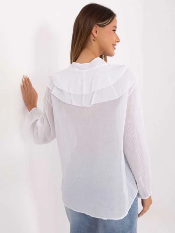 Italy Moda Bluzka-MI-BZ-92335.56-balta