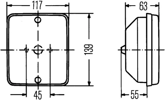 Posūkio žibintas HELLA 2BA003 236-027