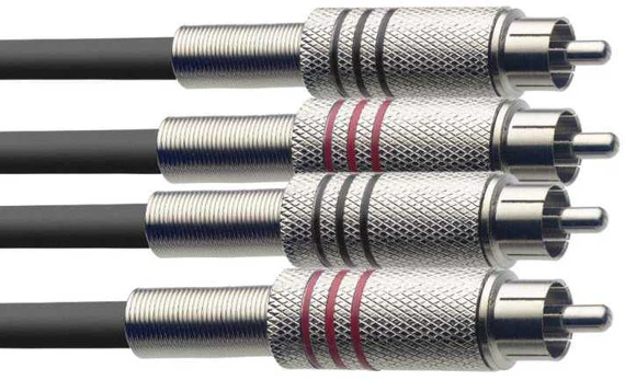 Kabelis 2xRCA/2xRCA (m/m) Stagg STC060C, 60 cm