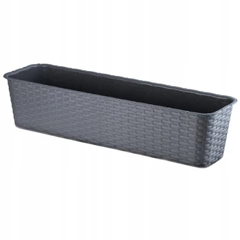 Balkono vazono dėžutė 60cm rotango