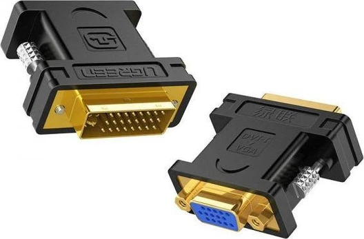 UGREEN 20122 adapteris DVI - VGA juodas
