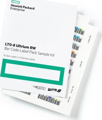 Hewlett Packard (HP) HPE LTO-8 Ultrium RW Bar Code Label Pack