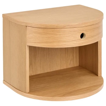Paron bedside table, Top oak veneer matt, 40x31.5x30 cm