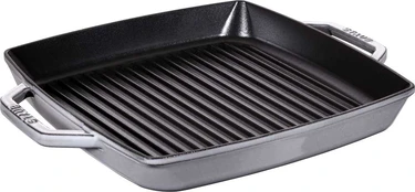 Zwilling Keptuvė STAUB Staub grill pan induction squared 33cm Graphite Pilkas kaina