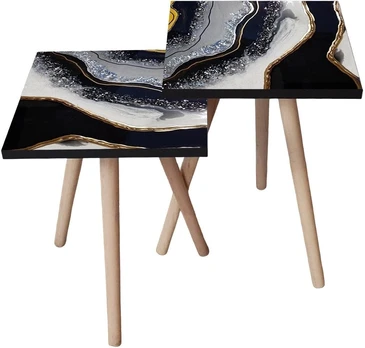 Kalune Design Staliukas (2 dalys) 2SHP285 - Baltas