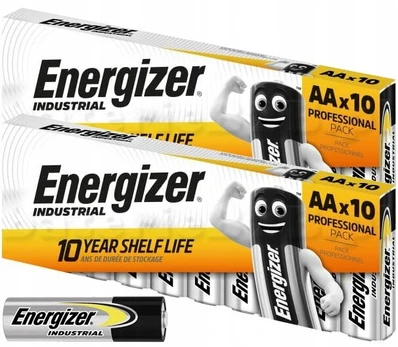ENERGIZER elementai industrial AA LR6 1.5V, 20 vnt.