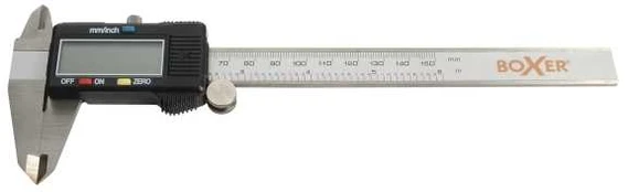 Boxer Skaitmeninis slankmatis 150 mm. Nerūdijančio plieno.