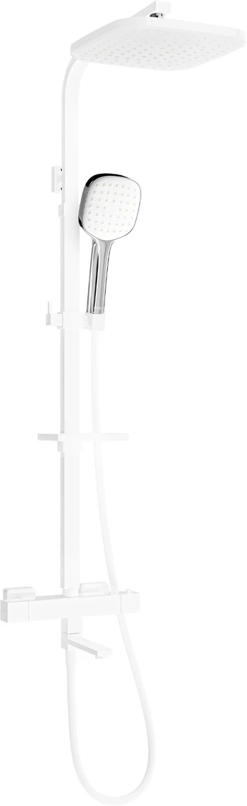 Vonios-dušo sistema su termostatu Mexen CQ33 Concealed, balta/chromo